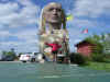 Byen Indian Heads ret uopfindsomme monument